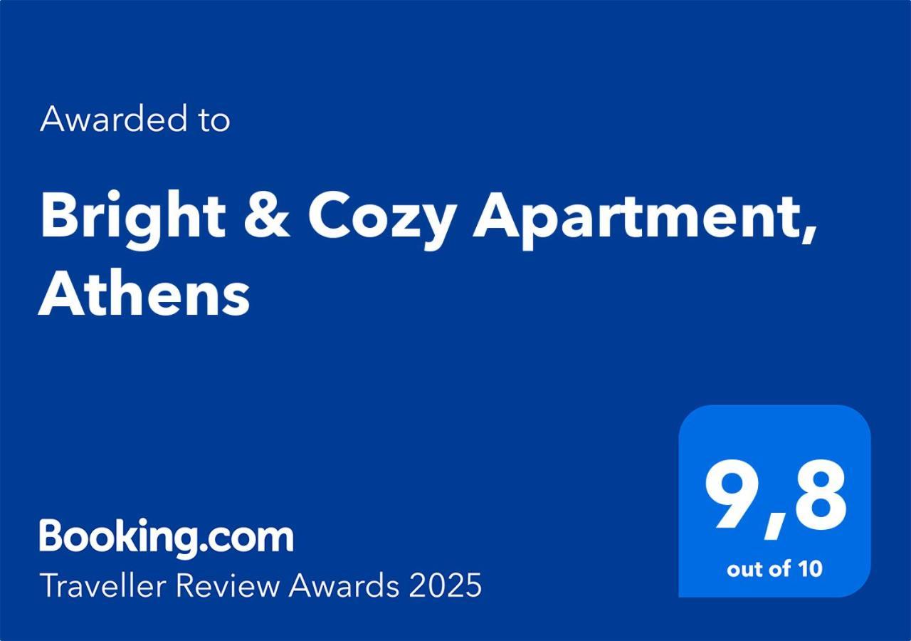 Bright & Cozy Apartment, Athen Eksteriør billede